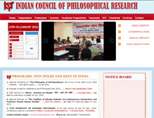Tablet Screenshot of icpr.in